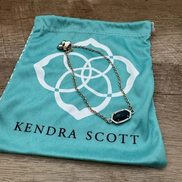 Kendra Scott Gold-Tone Bracelet with Deep Blue Stone - Picture 3 of 7